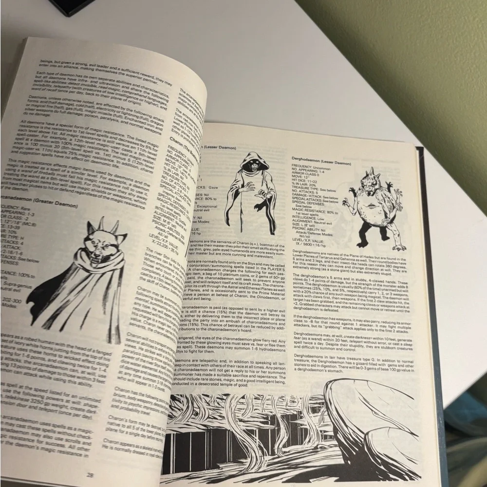 First Edition Advanced Dungeons & Dragons Monster Manual II